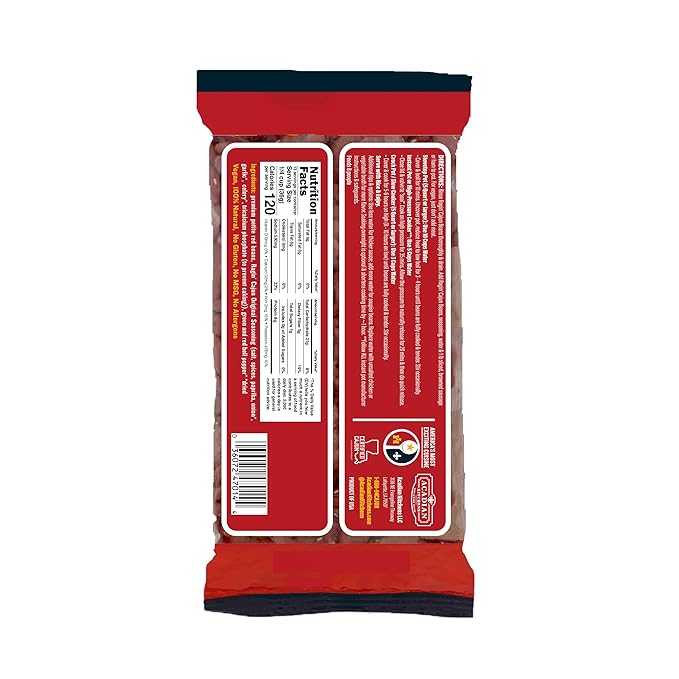 Ragin' Cajun Seasoned Petite Red Beans - 16 oz Bag, Gluten-Free, No MSG - Authentic Louisiana Creole Bean Mix