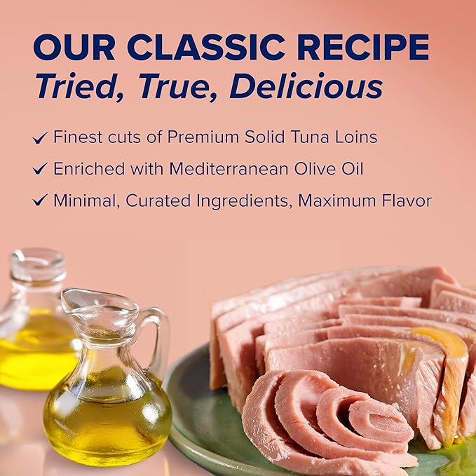 Rio Mare Solid Light Skipjack Tuna in Olive Oil, 5.6 Ounce Can (Pack of 12), Italy's No.1 Tuna Brand, Wild Caught, High Protein Canned Tuna