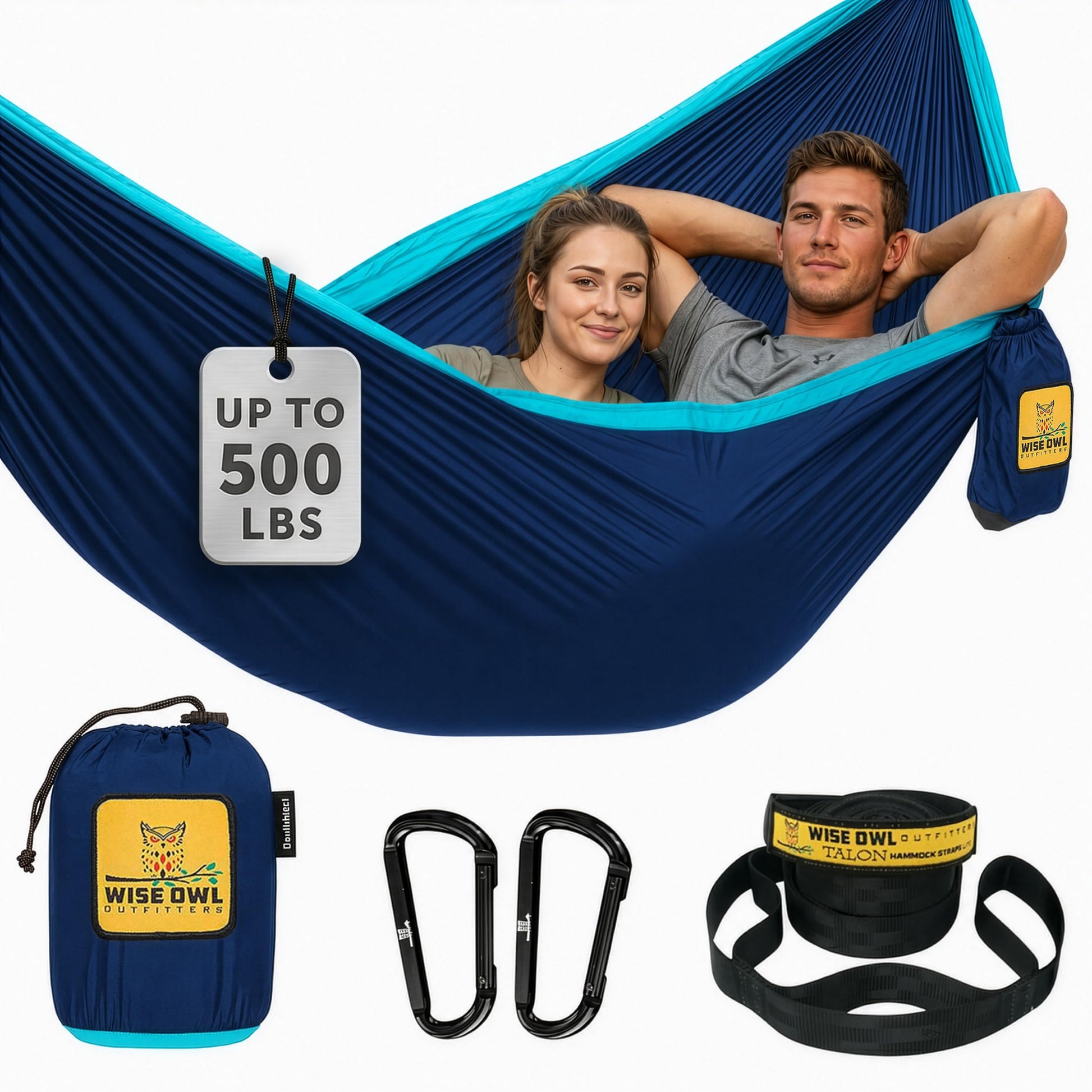 Wise Owl Outfitters Hammock for Camping Double Hammocks Gear for The Outdoors Backpacking Survival
