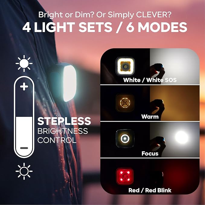Dog Collar Light (1 Pack), Powerful 500 Lumens Dog Lights for Night Walking, New Generation Rechargeable Reflective Dog Light - Dog Hiking Gear