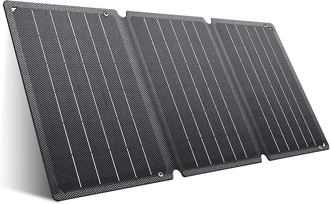 21W Portable Solar Panel - Foldable Solar Charger with Dual USB-A/USB-C for Phone Laptop Camping Hiking RV Outdoor Power Bank(Waterproof & High Efficiency)