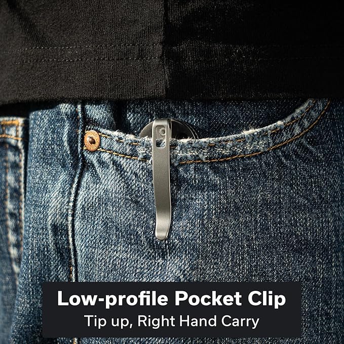 CIVIVI Crabby Pocket Knife, EDC Folding Knife for Men Women with Damascus Blade Contoured Shredded Carbon Fiber Handle, Designed by Ken Onion Jr. C24055-DS1