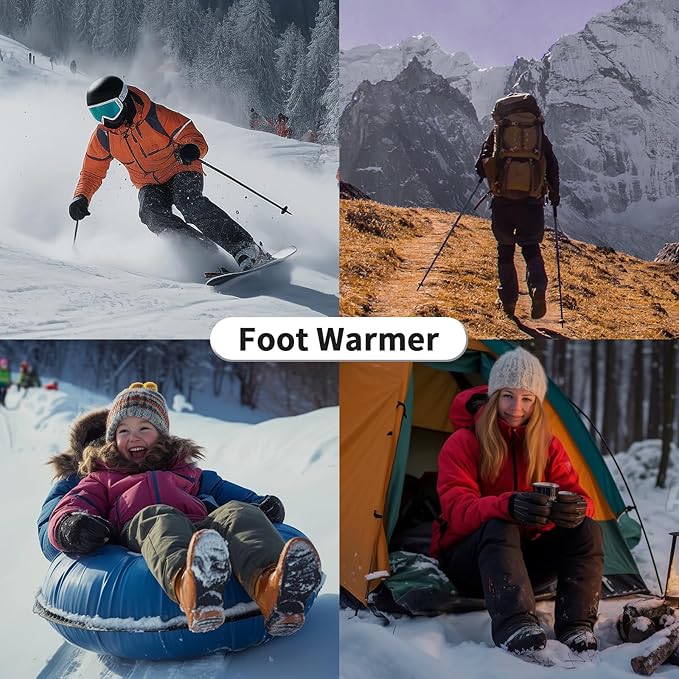 Insole Foot Warmers – Feet Warmers Disposable - S, M, L, XL –Toe Warmers, Feet Warmers for Men & Women – 10 Hours Lasting Warmth