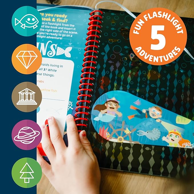 Chuckle & Roar Seek & Find Flashlight Activity Book