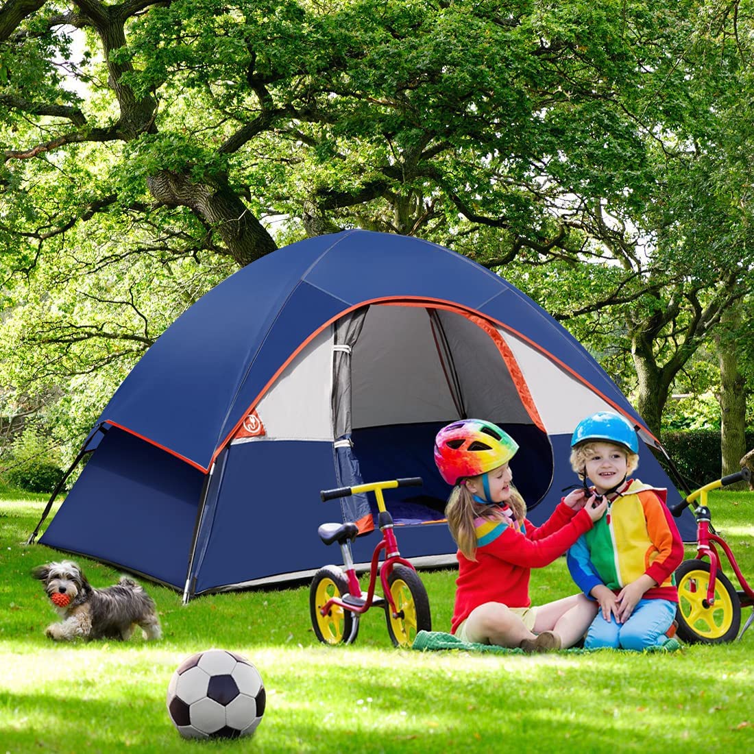 UNP 2 Person Camping Tent Waterproof Family Dome Tent Outdoor