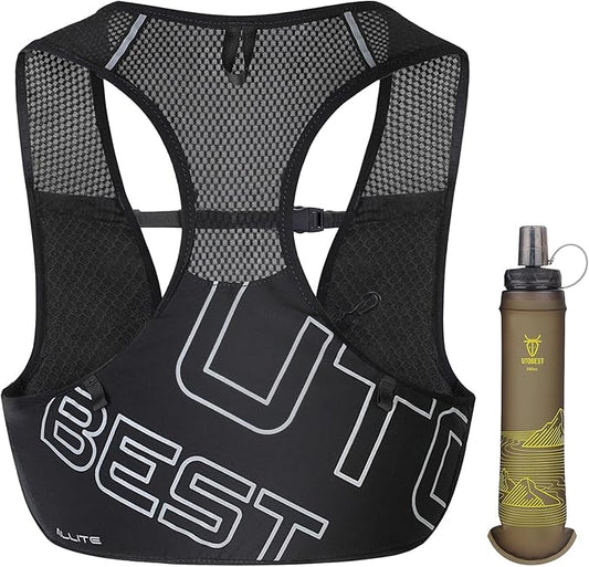 Running Vest for Women Men, Ultra-Light Minimalist Hydration Vest, Breathable Reflective Running Gear for Trail Hiking Jogging