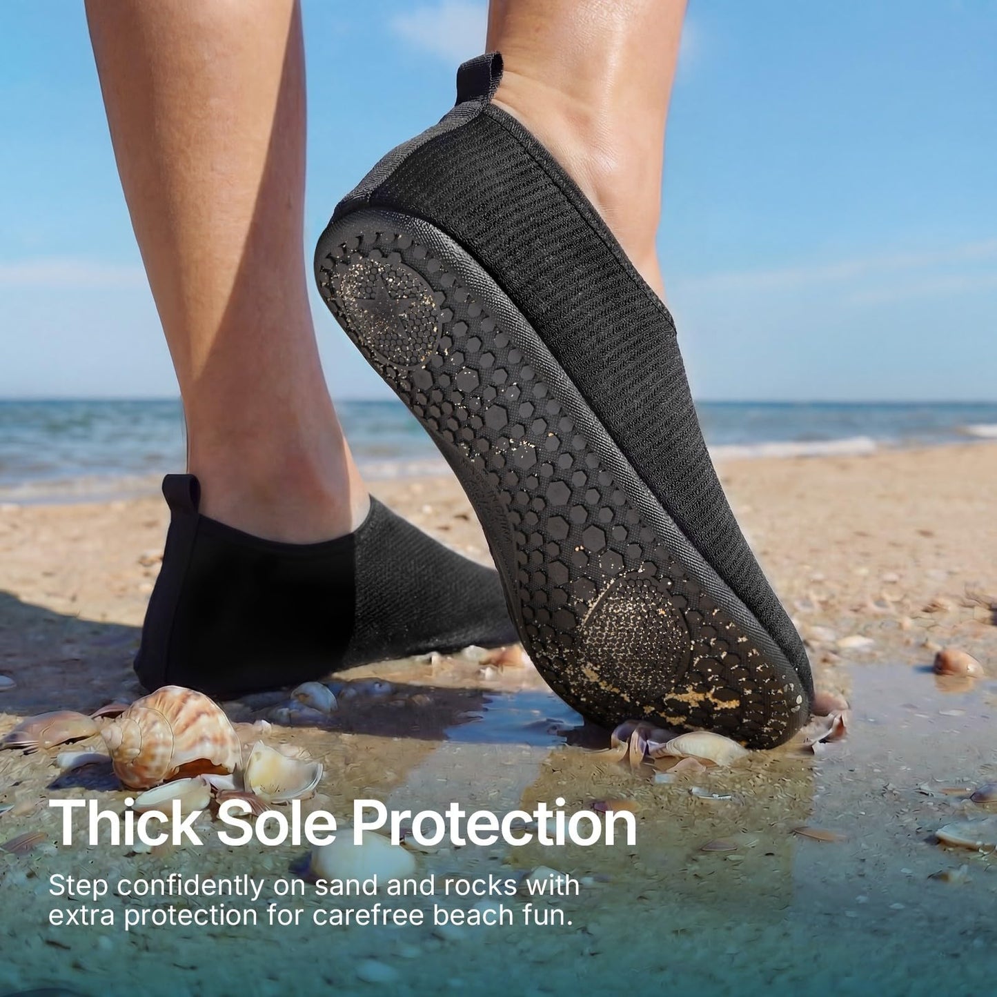 Water Shoes for Women Men Quick-Dry Aqua Socks Swim Beach Outfits Barefoot