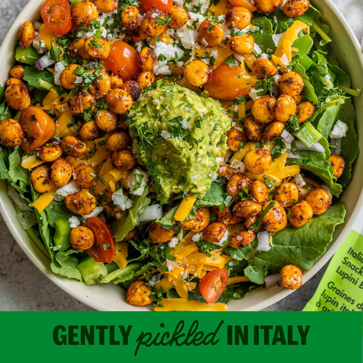 BRAMI Lupini Beans Snacks – Chili & Lime, Mediterranean Protein Snack, 0g Net Carbs, Vegan & Keto Friendly, High Fiber Italian Lupin Beans, Ready-to-Eat Healthy Snack, 5.3 oz (Pack of 8)