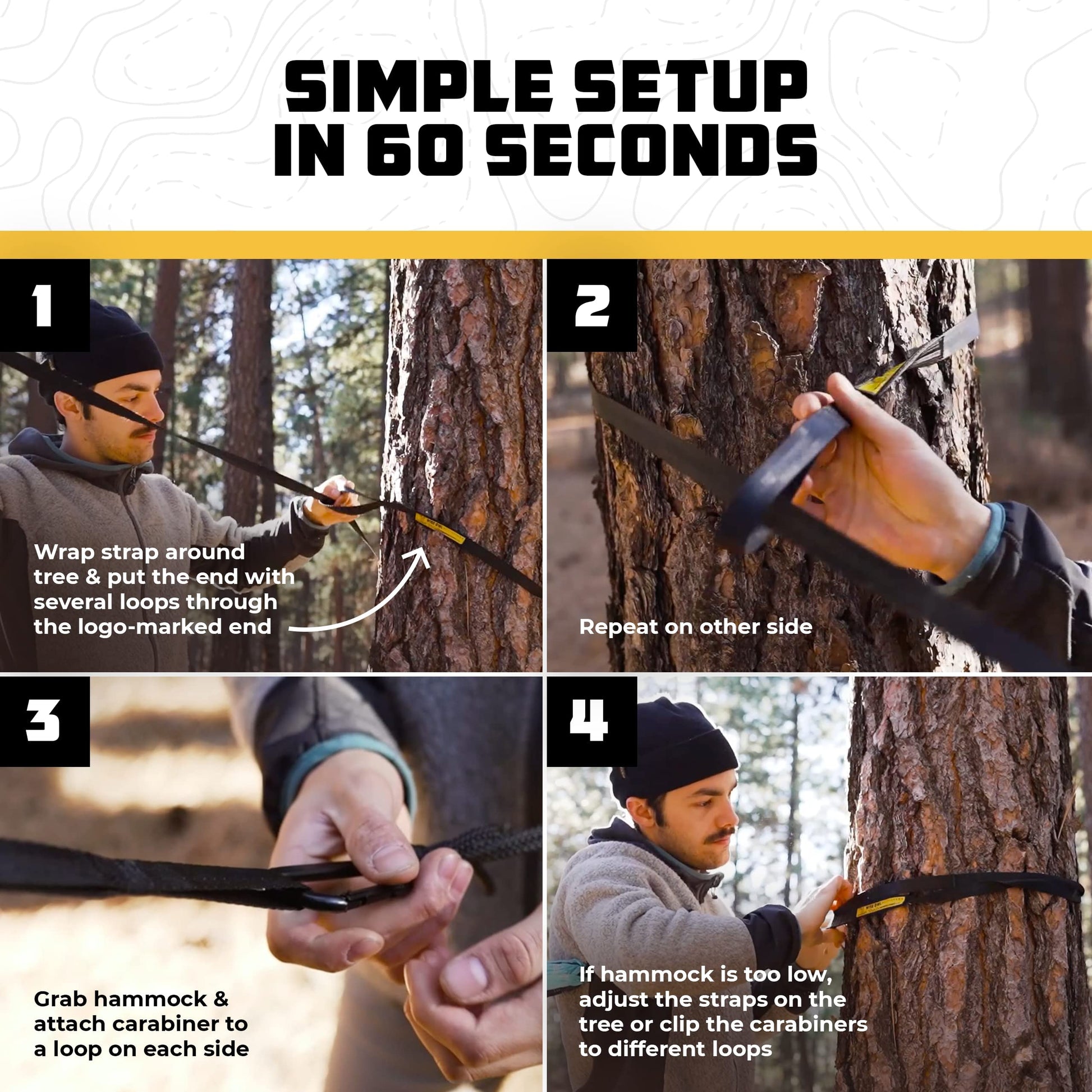 Wise Owl Outfitters Hammock for Camping Single Hammocks Gear for The Outdoors Backpacking Survival