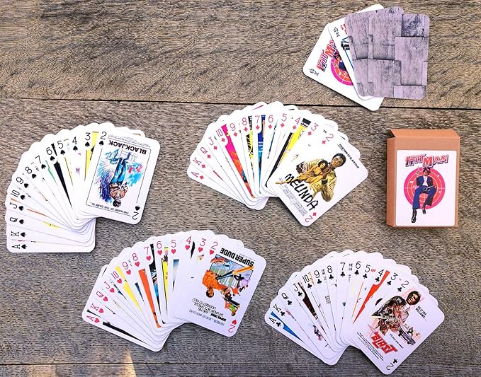 Playing Cards (Poker Deck 54 Cards All Different) BLAXPLOITATION Vintage Movie Posters Vintage Trash Movie Posters Crime Action