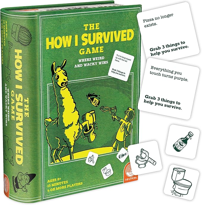 MindWare The How I Survived Card Game Hilarious for Kids & Adults Laugh til You Cry, Super Funny Kid-Humor Gift for Boys & Girls Ages 8+