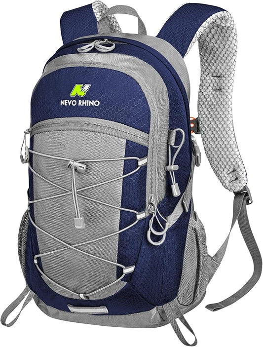 N NEVO RHINO Hiking Backpack 20L Water Resistant Outdoor Day Pack,Lightweight Travel Small Backpack for Men Women