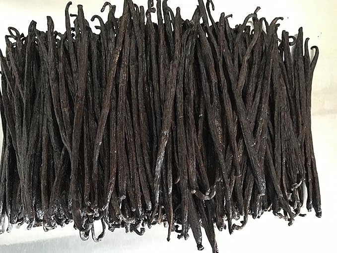 1oz Madagascar Vanilla Beans Grade B. Certified USDA Organic for extract, Cooking and Paste 5"-7" by FITNCLEAN VANILLA| Whole NON-GMO Pods