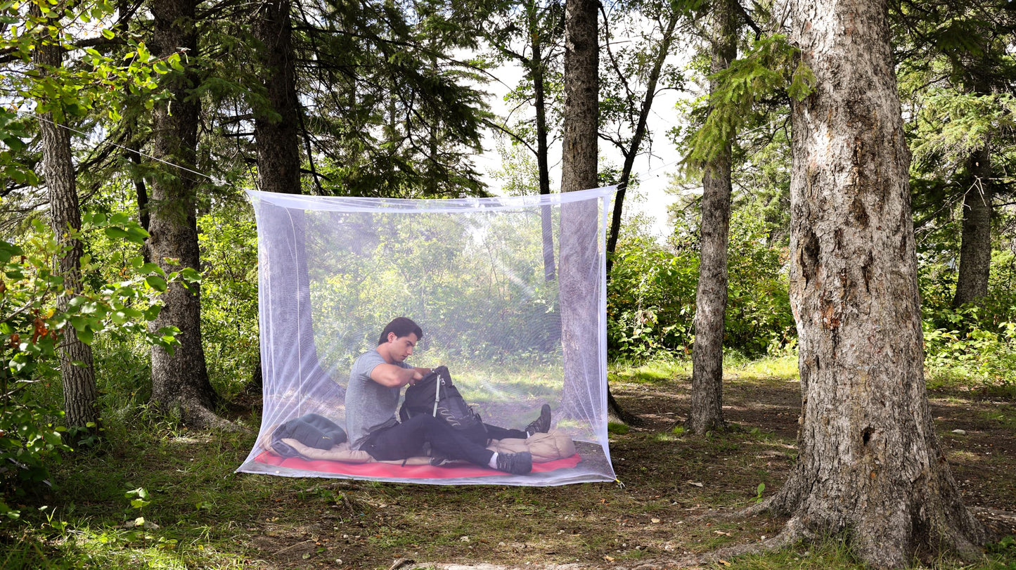 Coghlan's Rectangular Mosquito Net – Lightweight Mesh Canopy for Camping, Travel, and Outdoor Use
