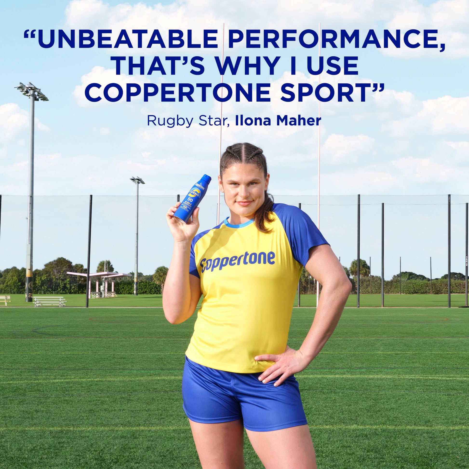 Coppertone SPORT Sunscreen Spray SPF 50, Multipack, 3 x 5.5 FL OZ