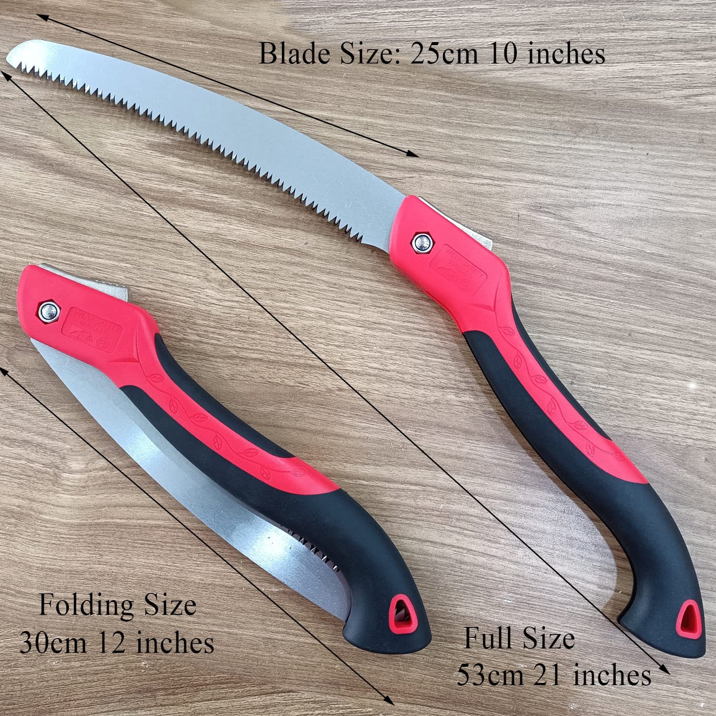 WEIMELTOY 10 Inch Pruning Saw Heavy Duty Folding Saw Camping Saw SK5 Blade