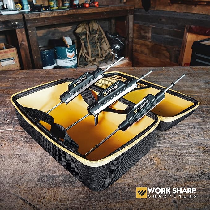 Upgrade Kit for Precision Adjust Knife Sharpener, Set of 7 Abrasives and Carry Case