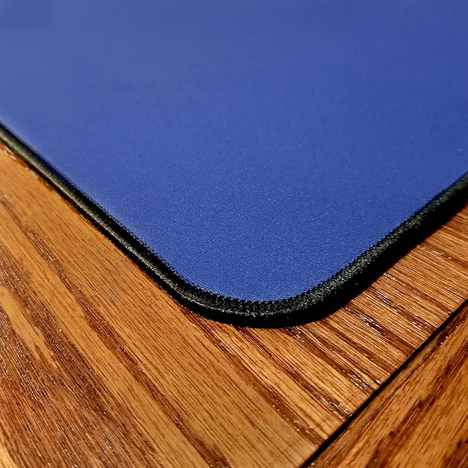 Board Game Playmat [3'x5'/Thick Super Cushioned/Stitched Edge/Water Resistant] with Carrying Case - for Tabletop Board Games, Card Games, RPG Games (Medium, Blue)
