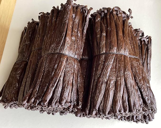 50 Organic Grade A Madagascar Vanilla Beans. Certified USDA Organic for Extract and All Things Vanilla by FITNCLEAN VANILLA. Bulk Fresh NON-GMO Pods.