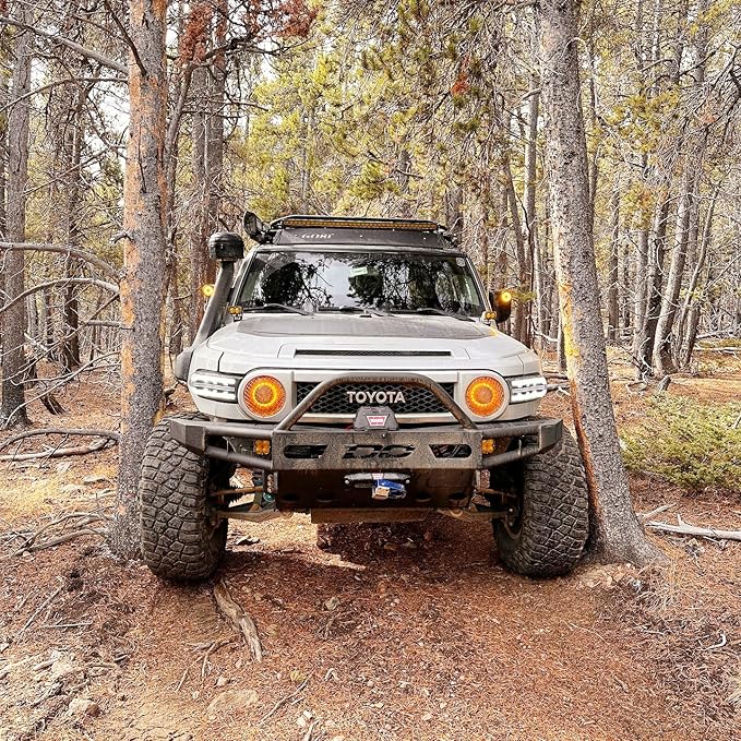 Lensun 105W 12V Hood Flexible Solar Panel Custom Fit for Toyota FJ Cruiser (2006-2022) - Off Grid Solar Power for Offroading/Overlanding/Camping