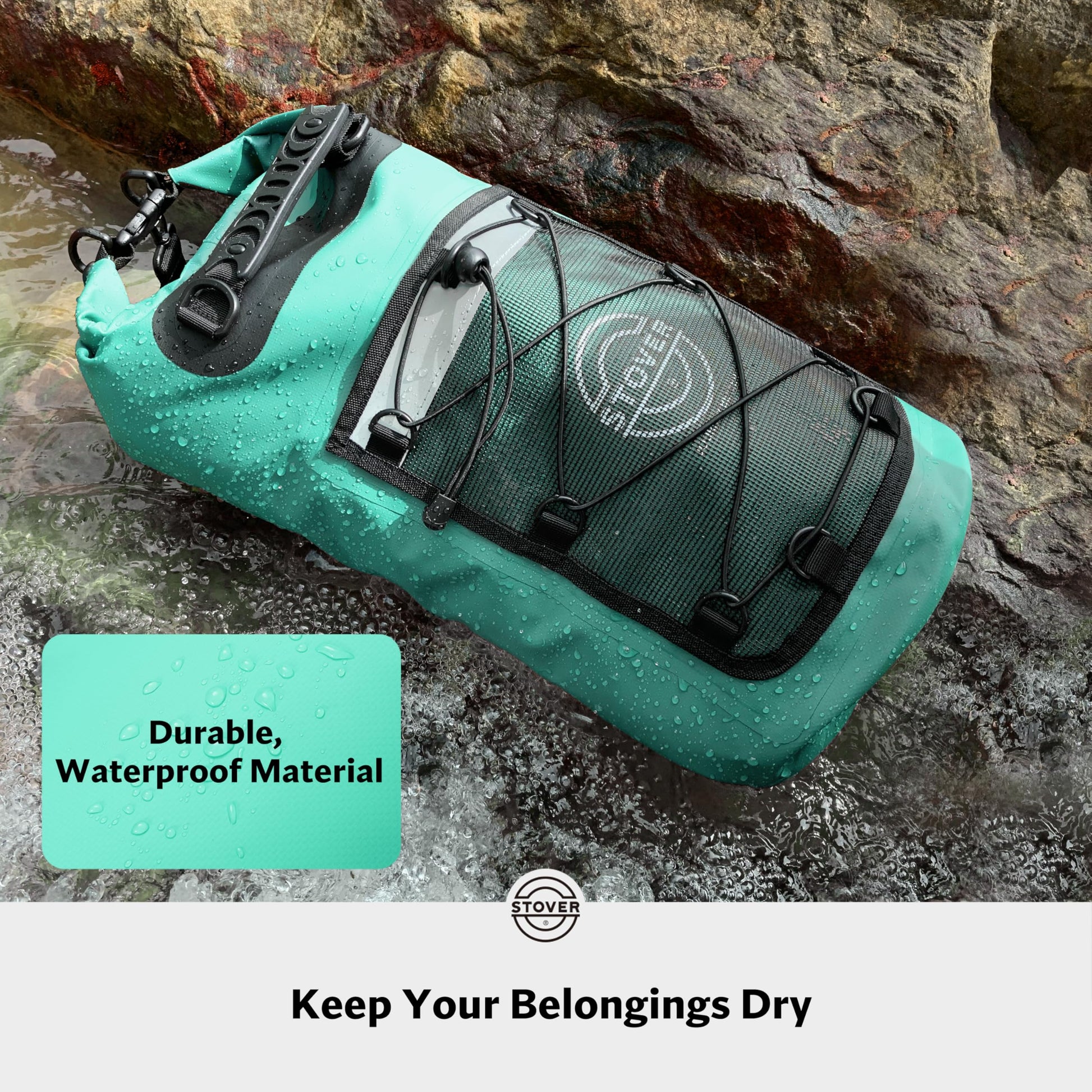 STOVER 5/10/25/30/40L Waterproof Dry Backpack & Phone Case- Large Floating Dry Bag for Kayaking