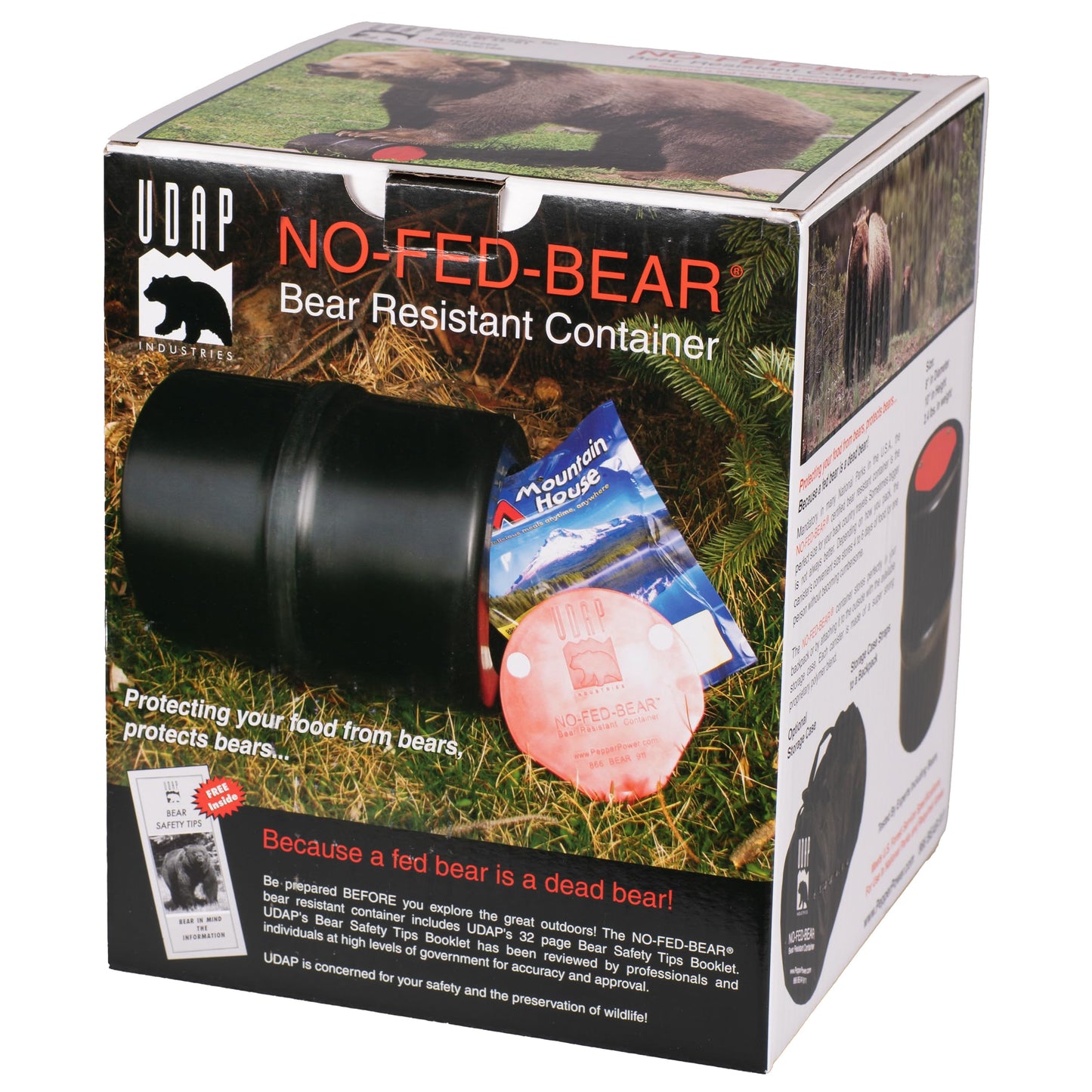 UDAP Bear-Resistant Food Canister – IGBC Approved Lightweight Bear-Proof Container for Backpacking