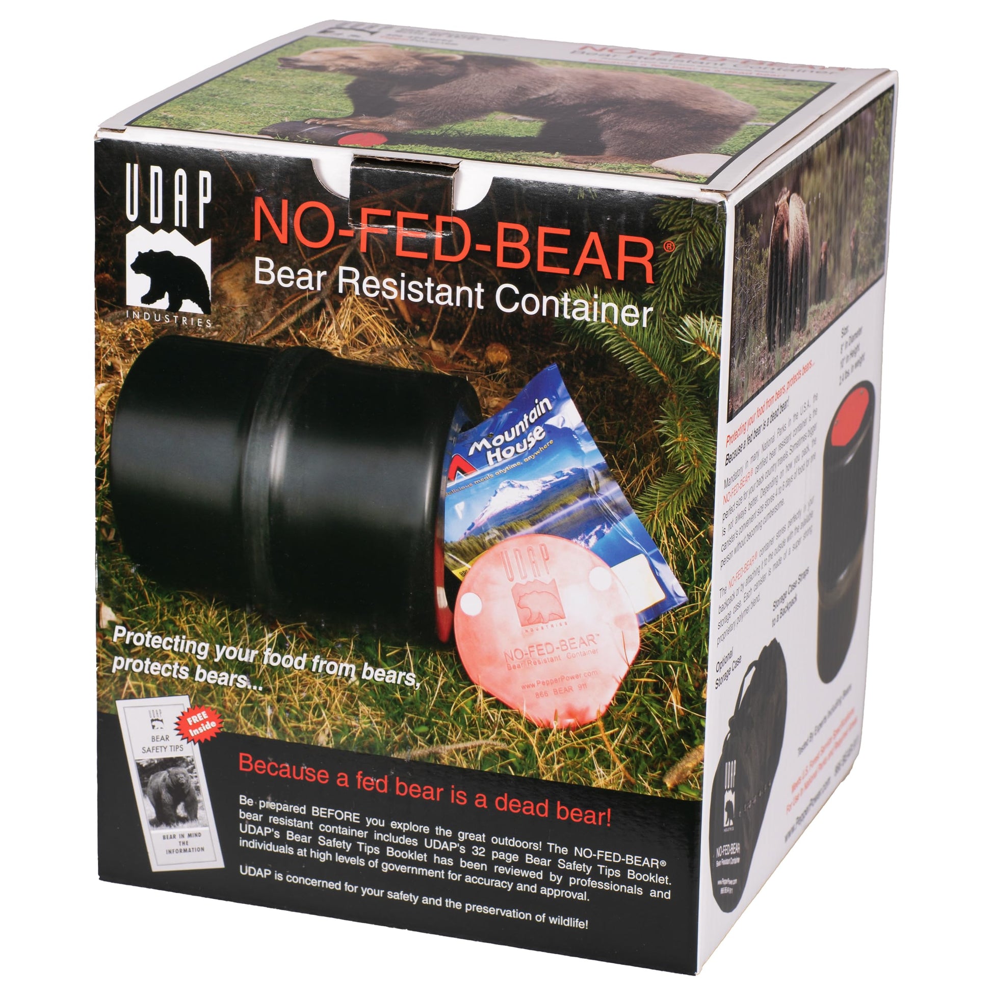 UDAP Bear-Resistant Food Canister – IGBC Approved Lightweight Bear-Proof Container for Backpacking