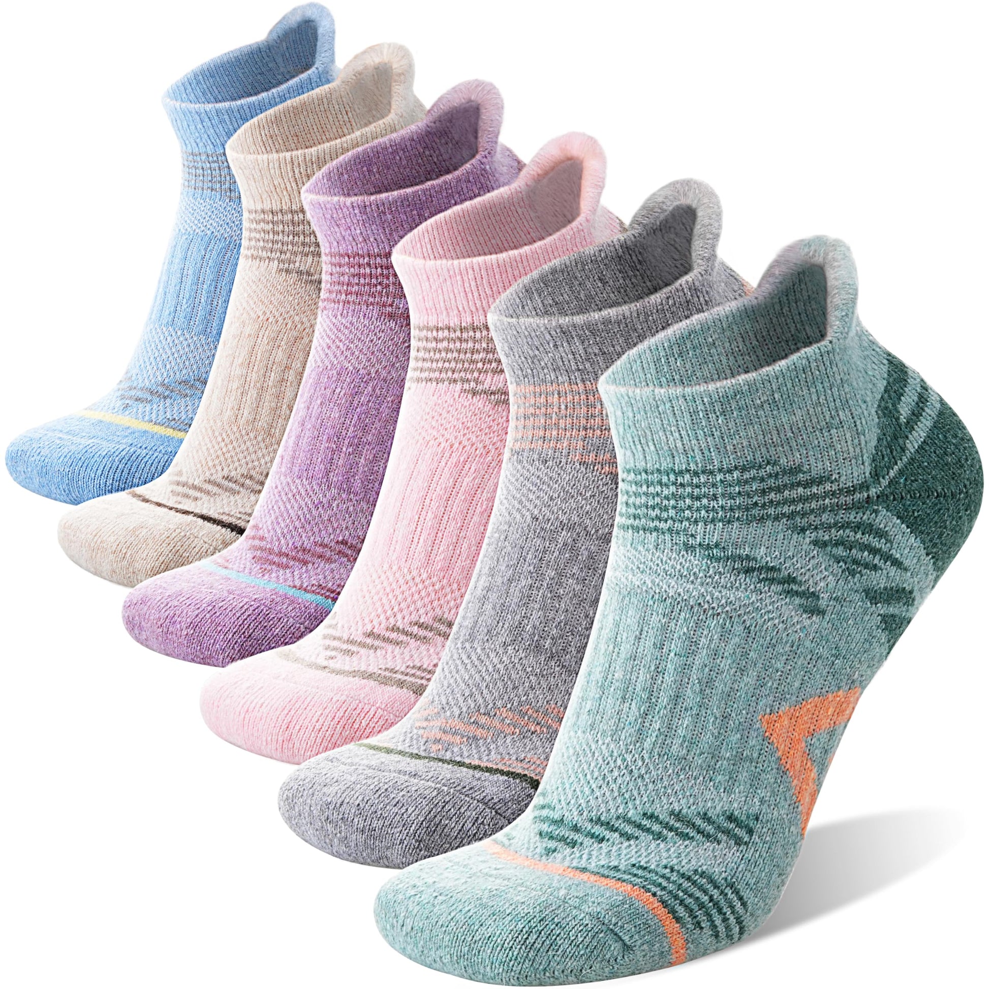 ANTSANG Merino Wool Ankle Hiking Running Socks for Women Men