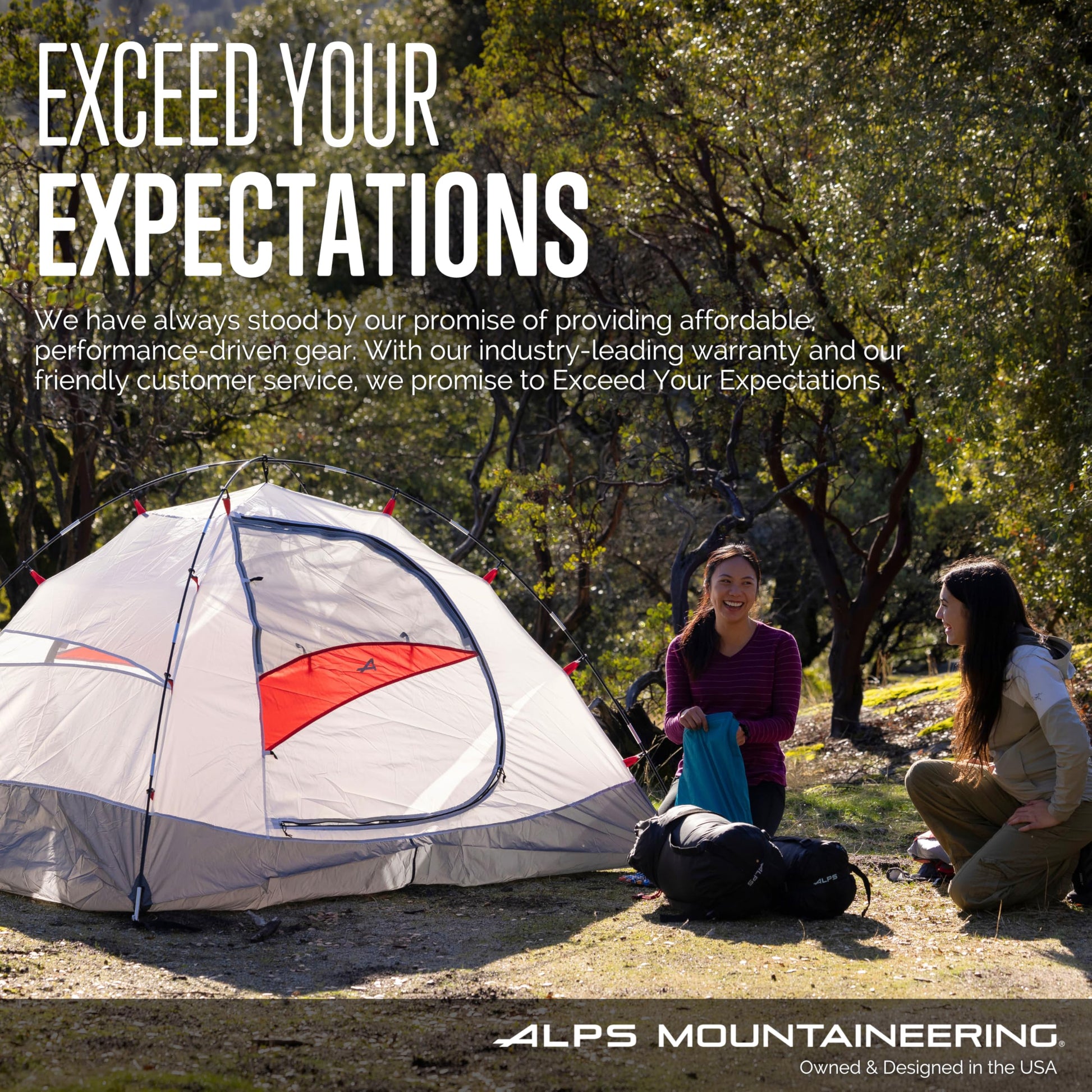 ALPS Mountaineering Escape Lounge Camping Chairs for Adults with Footrest and Adjustable Armrests