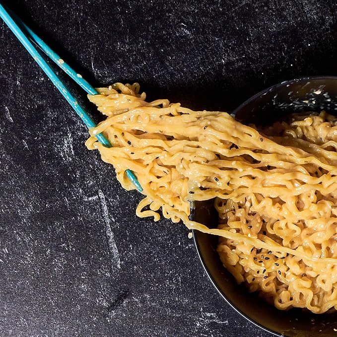 Snapdragon Saucy Instant Noodles with Cheezy Umami, Savory Slurpable Sauce - Quick Meal, Snack, and Lunch. 12-Pack Microwave Noodles for Cup, Bowl, Cheddar Cheese Ramen or Asian Stir Fry