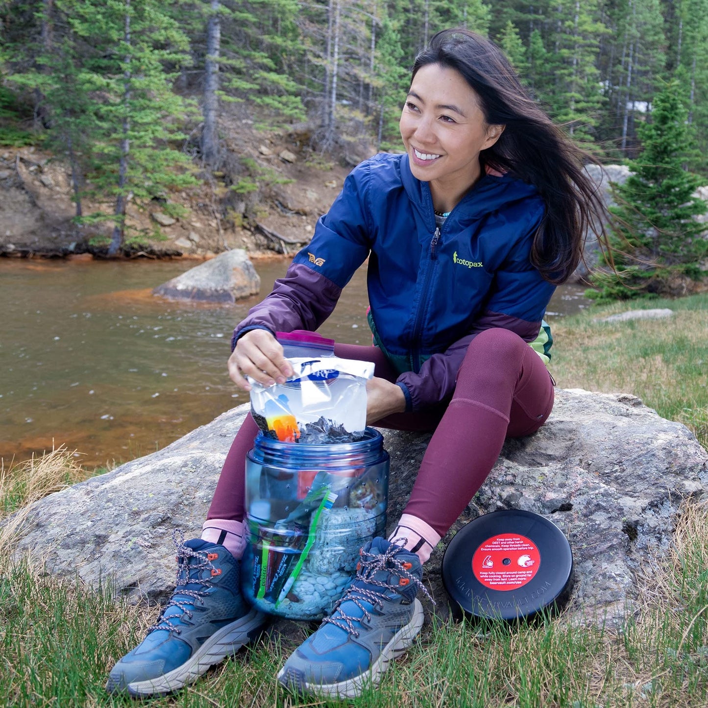 BearVault BV475 Trek Portable Bear Resistant Canister - Large