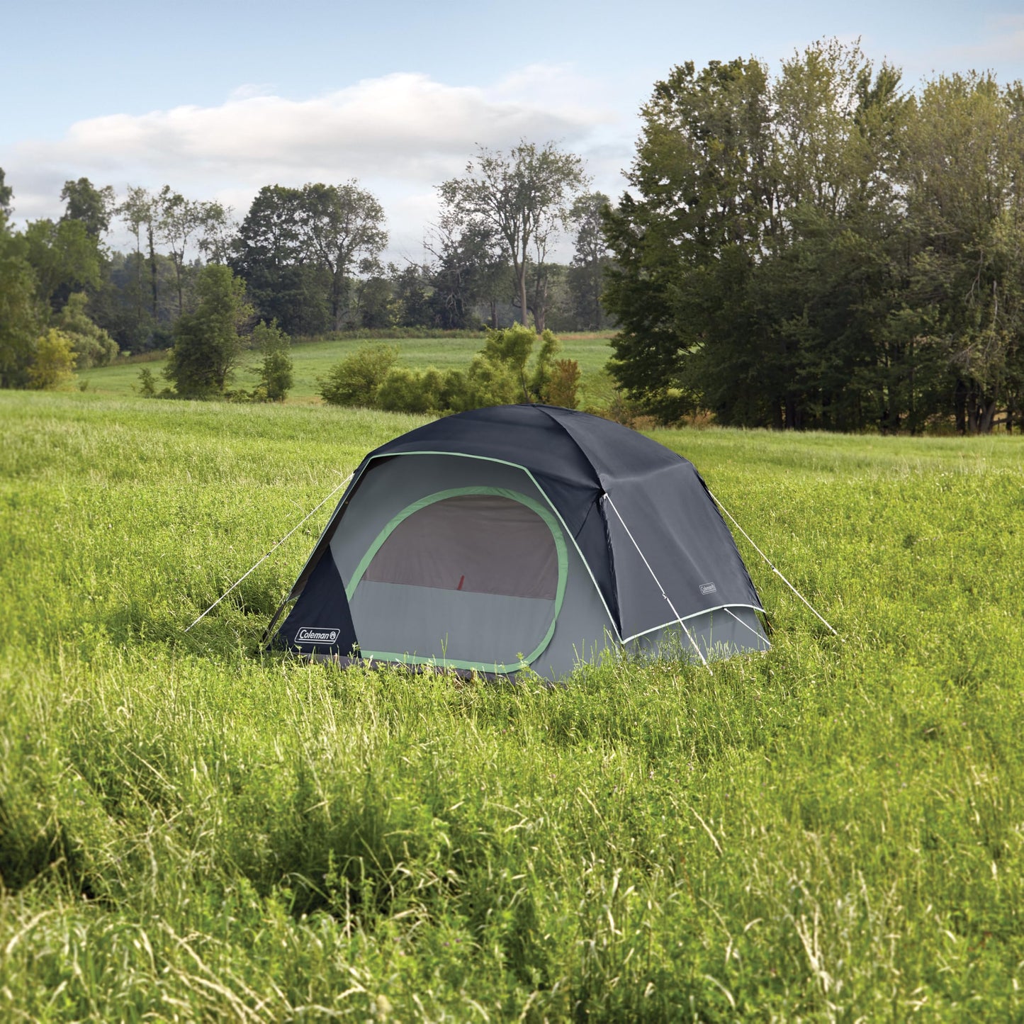 Coleman Skydome Camping Tent with 5 Minute Setup, 2/4/6/8 Person Weatherproof Tent with Rainfly &