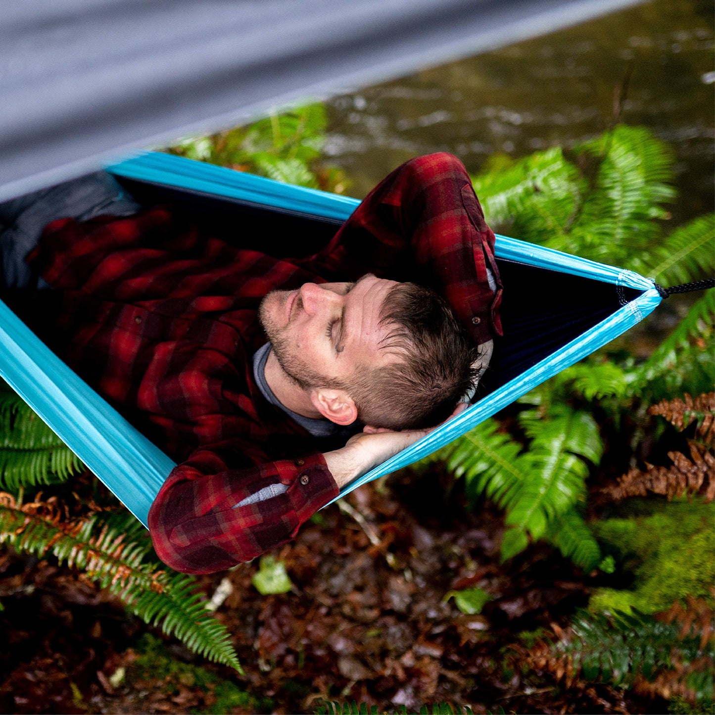 Wise Owl Outfitters Hammock Rain Fly – Waterproof Camping Tarp Cover with Tent Stakes & Carry Bag