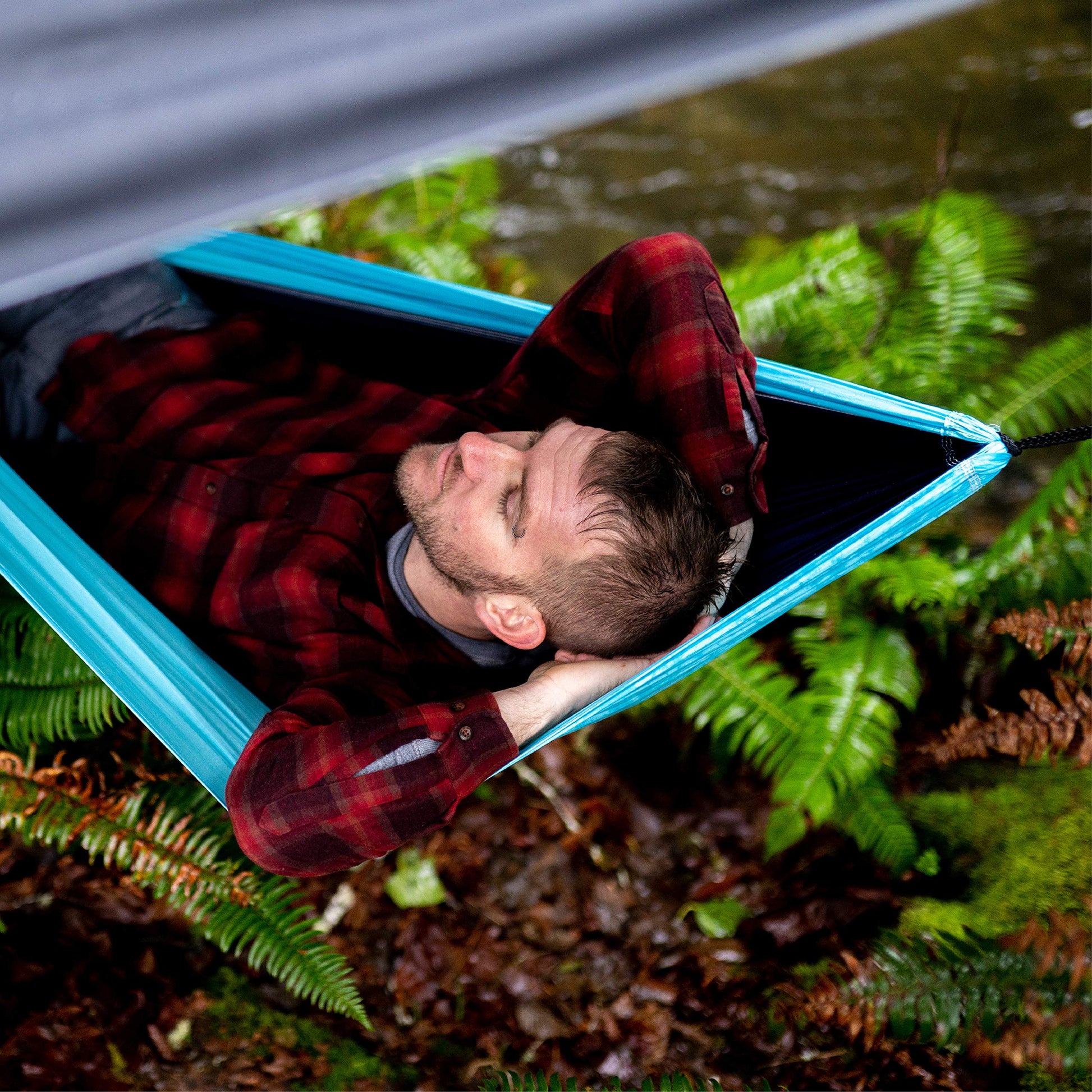 Wise Owl Outfitters Hammock Rain Fly – Waterproof Camping Tarp Cover with Tent Stakes & Carry Bag