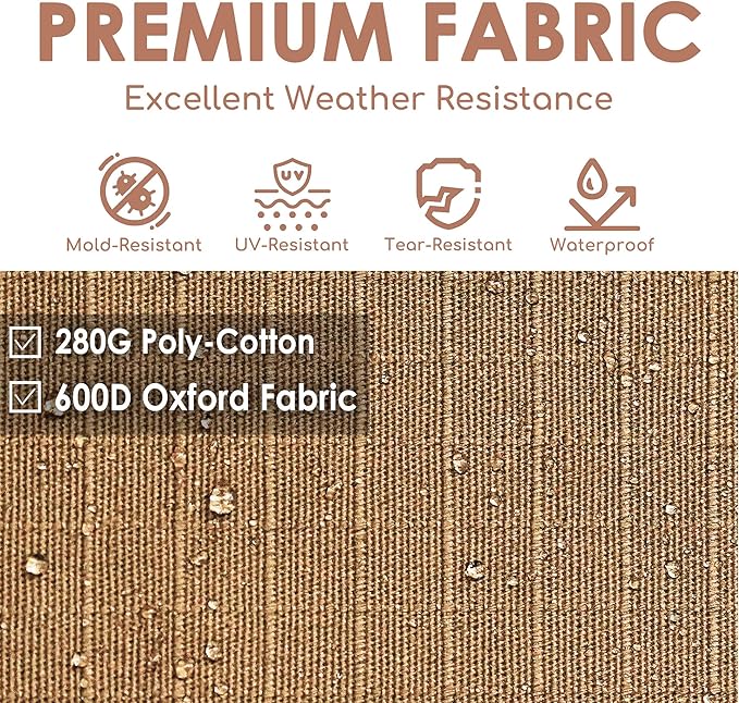 Hardshell Rooftop Tent, Roof Top Tent for 2-3, with Aluminium Ladder, Skyview Window, Mattress, LED Light, Blackout-Coated for UV Protection, Waterproof, for Truck, Jeep, SUV, Van