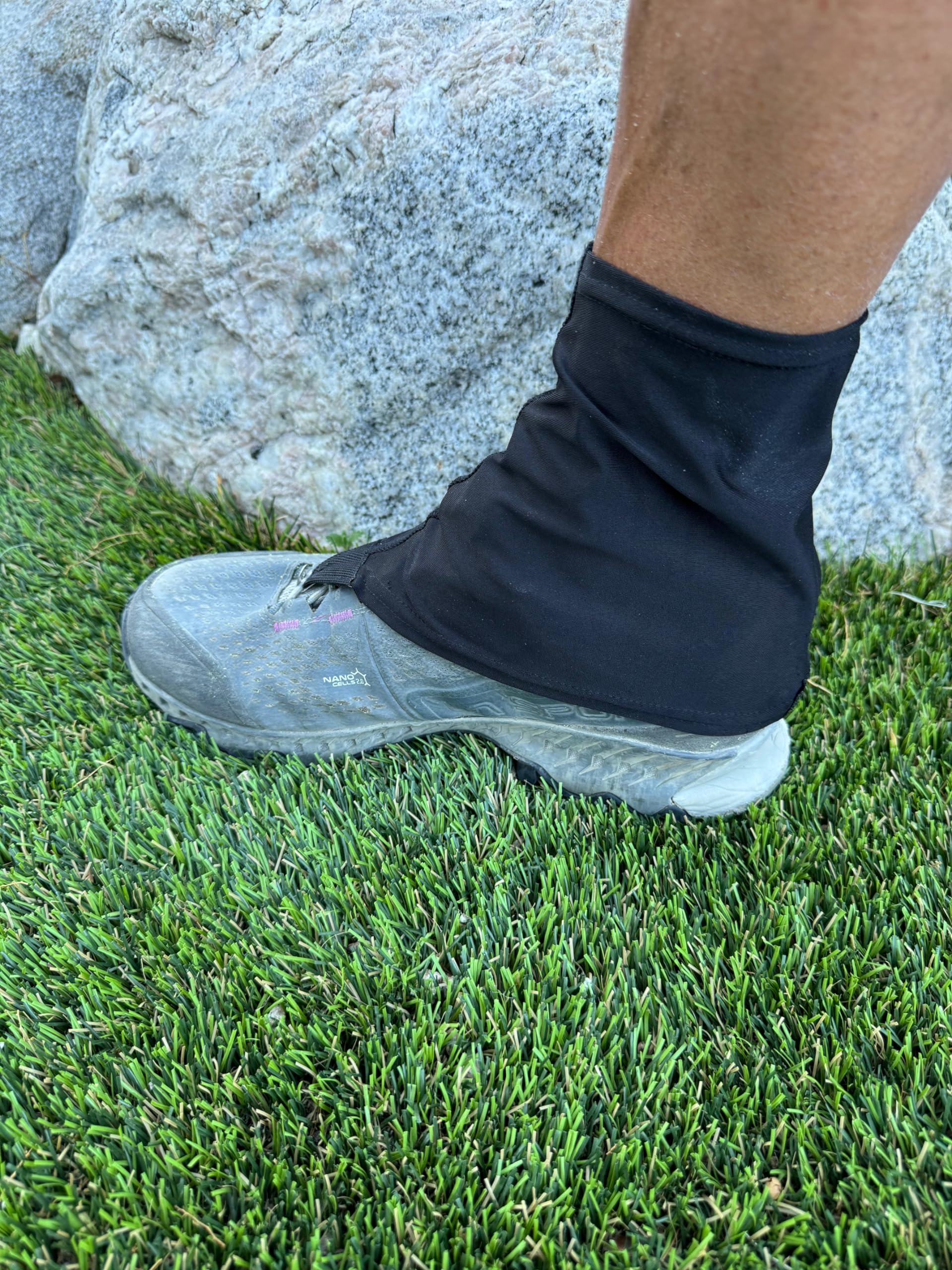 Mountain Mike Hiking Gear Boot Gaiter Black (L/XL)