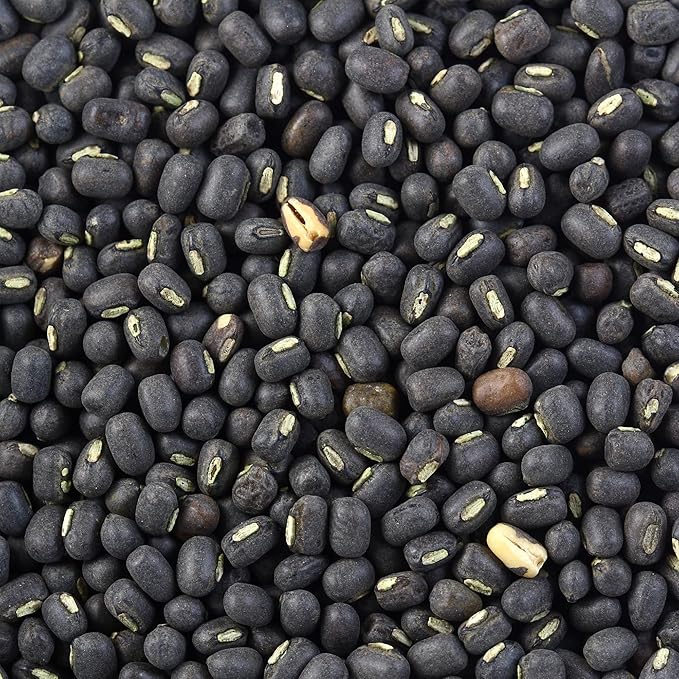 Rani Urid/Urad Whole Black (Matpe Beans with Skin) Indian Lentils 400oz (25lbs) 11.36kg Bulk Box ~ All Natural | Gluten Friendly | Non-GMO | Kosher | Vegan | Indian Origin