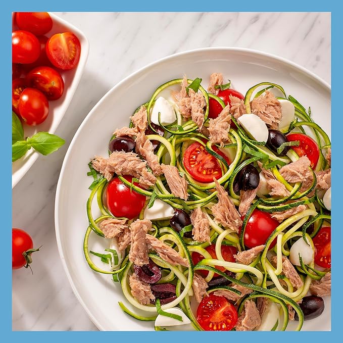 StarKist Chunk Light Tuna in Sunflower Oil, 2.6 oz Pouch (24 Pack) Ready to Eat Wild Caught Tuna, 17g Protein, 140 Calories Per Serving, Gluten Free, Soy Free, Kosher, Perfect for Meals and Snacks