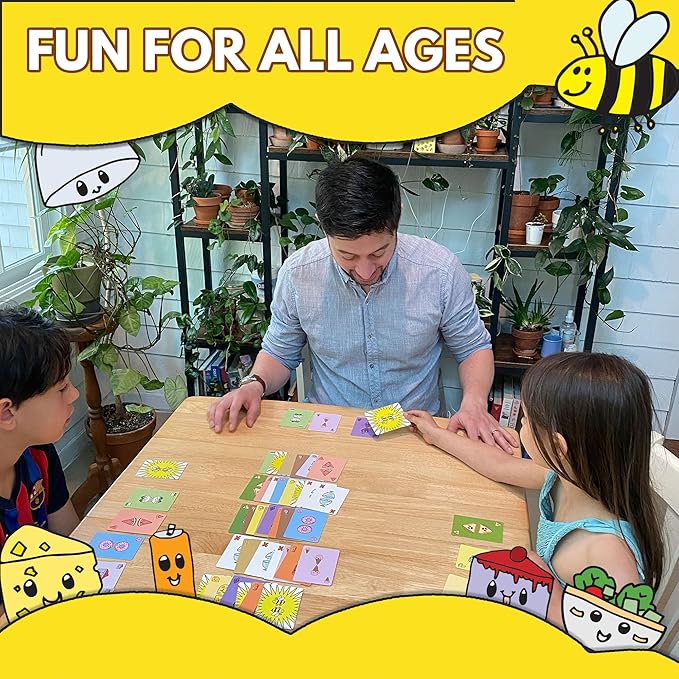 Bees! Card Game ??Cute & Fun Bee Themed Gift for Kids, Teens & Adults ??Easy to Learn & Perfect for Bee Lovers ??A Buzz-Worthy Family Game Night Favorite ??Ages 8+, 2-4 Players