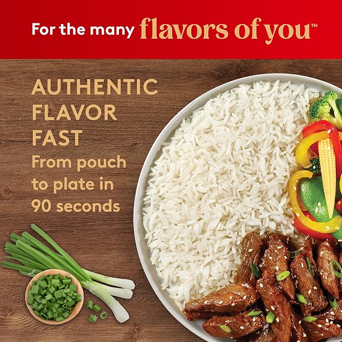 Royal Ready to Heat White Jasmine Rice (8.5oz, Pack of 6)