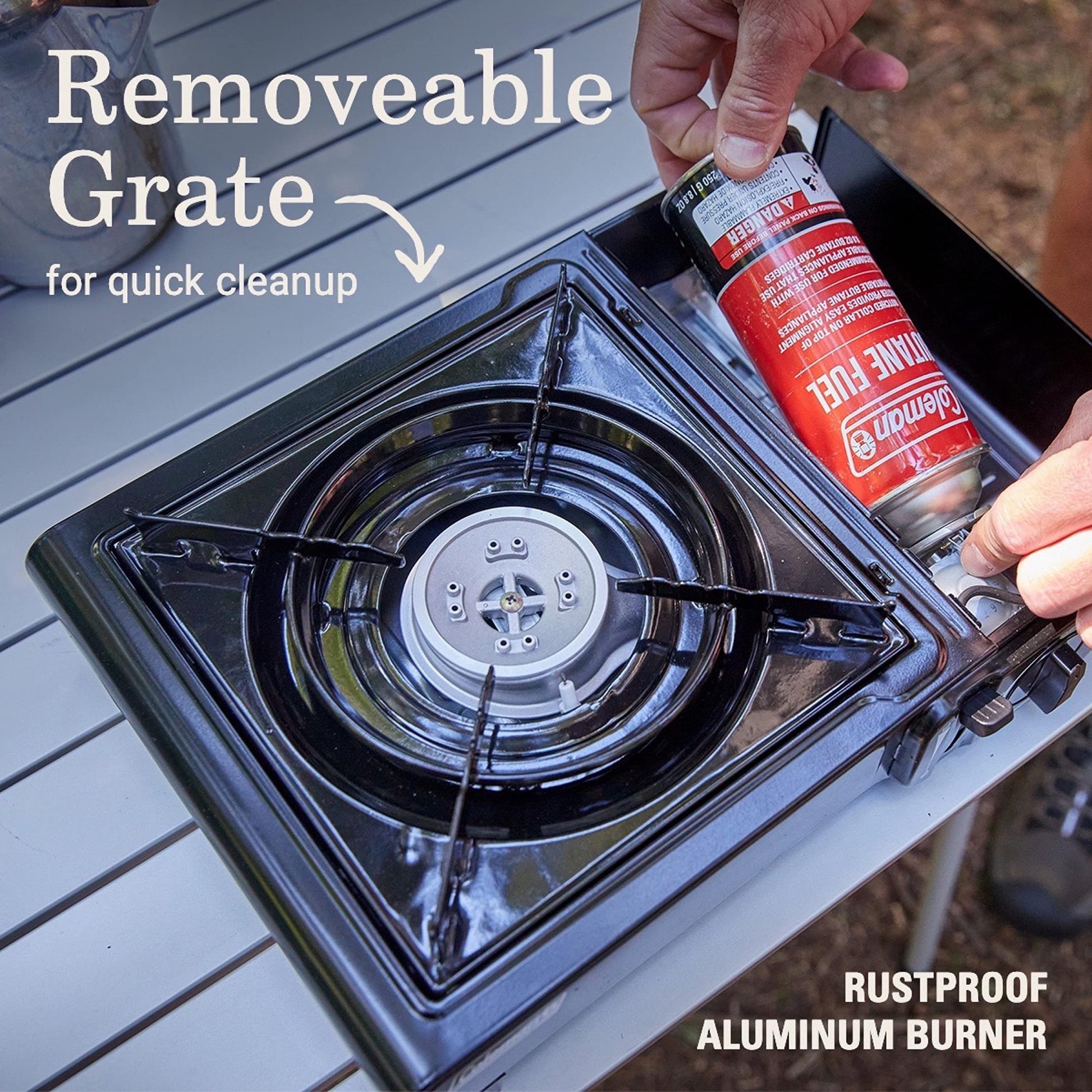 Coleman Classic 1-Burner Butane Stove, Portable Camping Cooktop with Carry Case & InstaStart