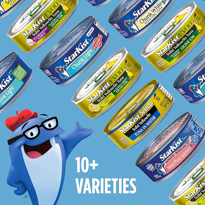 StarKist Selects Solid Light Tuna in Water Can, Tuna in Water , 4.5 Ounce (Pack of 12)