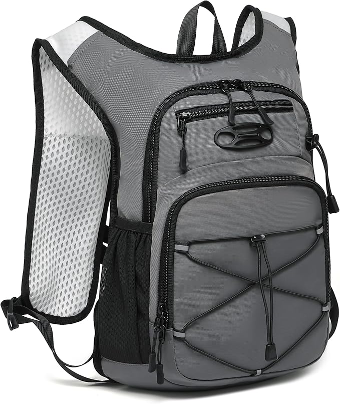 Wotony Lightweight Hydration Backpack with 2LOR 3LWater Bladder for Cycling Hiking Rave - Water Daypack for Men Women