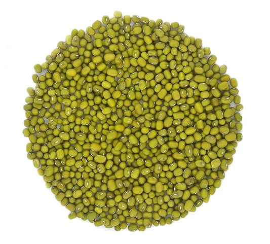 Whole dried Organic Mung Beans aka 'Green Gram' 'Maash' 'Moong' Prewashed Clean Ready to Cook non GMO
