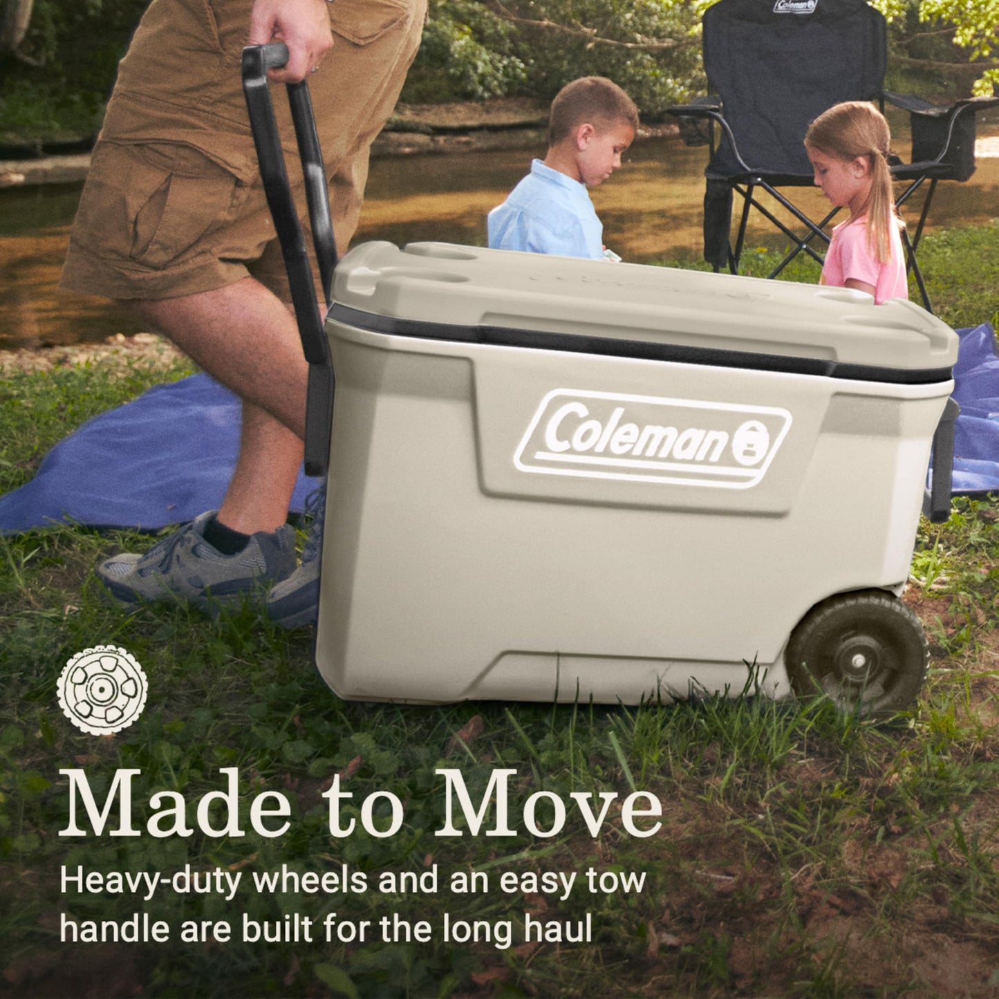 Coleman Classic Series Insulated Portable Cooler, Leak-Resistant Outdoor Hard Cooler Keeps Ice up