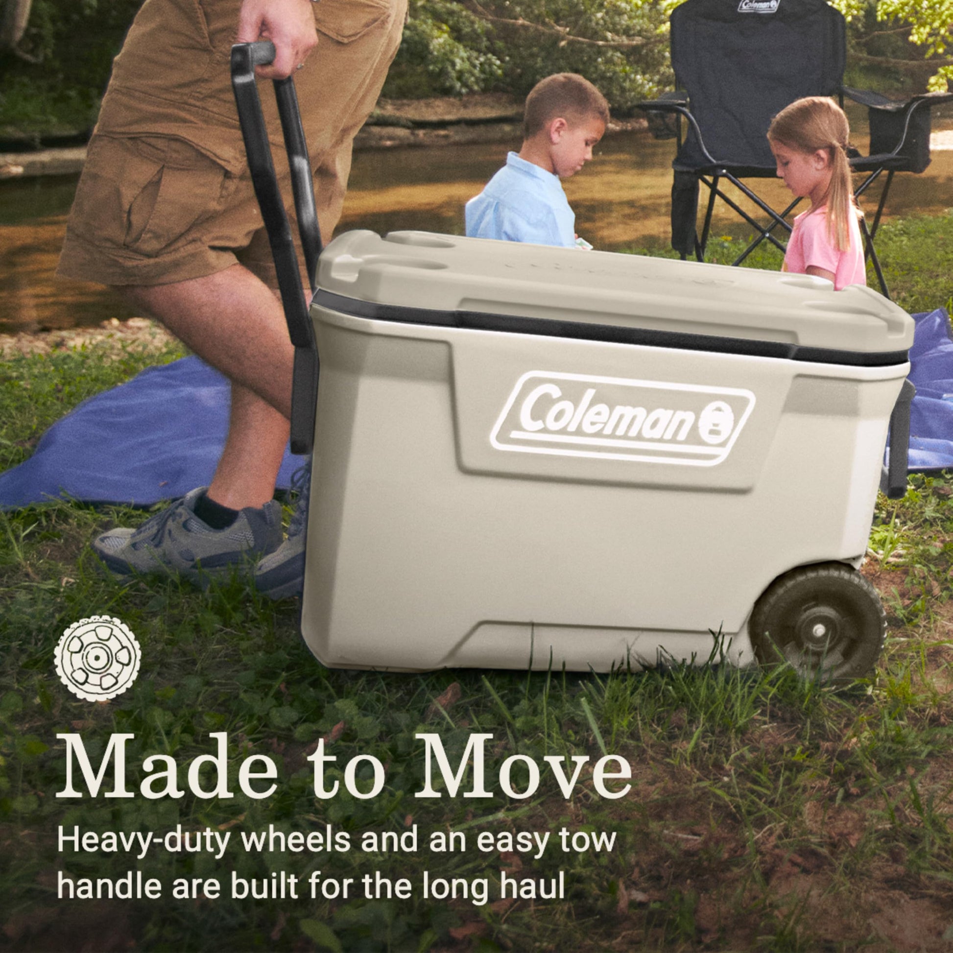 Coleman Classic Series Insulated Portable Cooler, Leak-Resistant Outdoor Hard Cooler Keeps Ice up