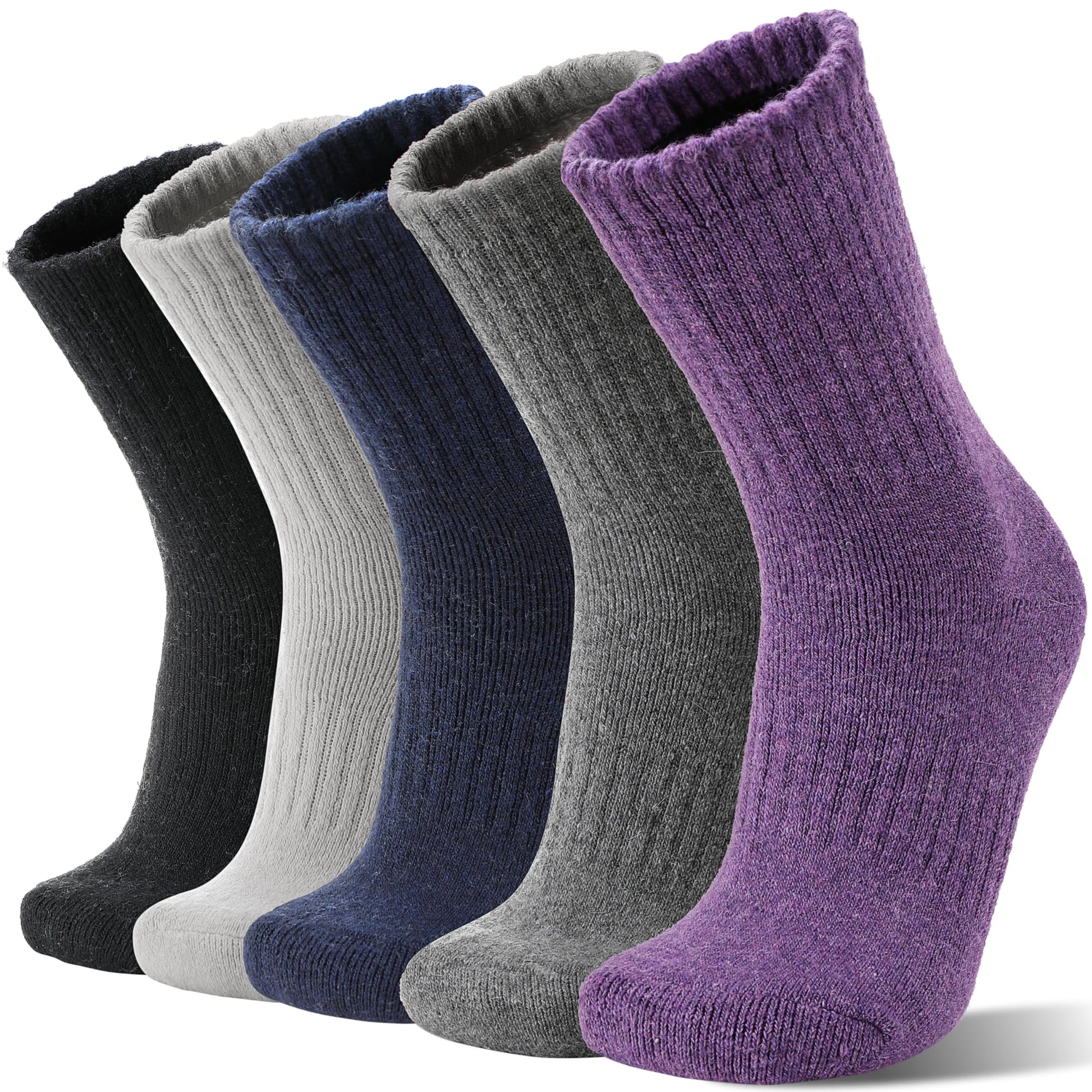 Sandsuced Merino Wool Socks for Women Hiking Warm Winter Thick Boot Thermal Cozy Crew Work Soft