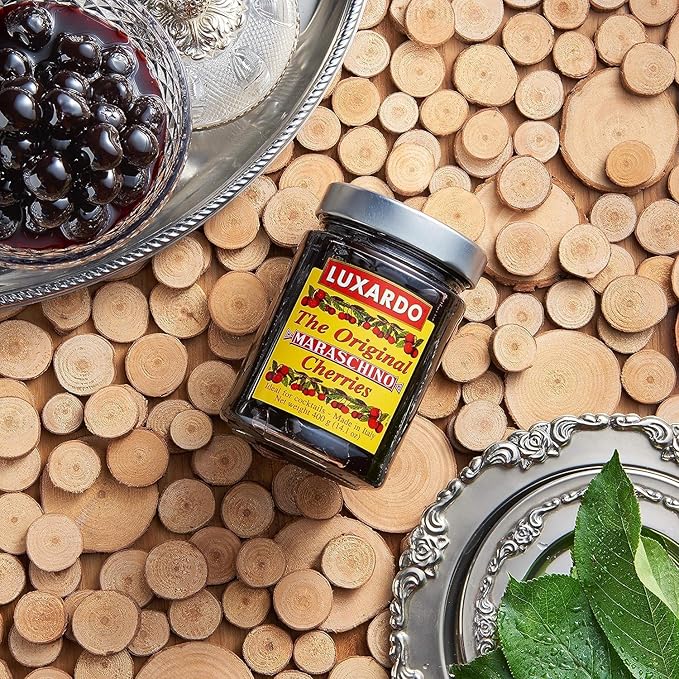 Luxardo Gourmet Cocktail Maraschino Cherries | for Old Fashioned, Manhattan and Desserts | Packed in Special Protective Bubble | 400G Jar (Pack of 3)