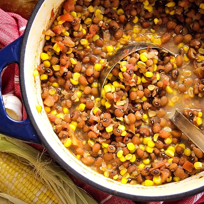 Camellia Brand Dried Crowder Peas ??Premium Southern Field Peas with Rich, Earthy Flavor for Soul Food, Hoppin??John, Stews, Salads, and Healthy Vegetarian Meals ??Non-GMO, Gluten-Free 1 Pound (Pack of 6)