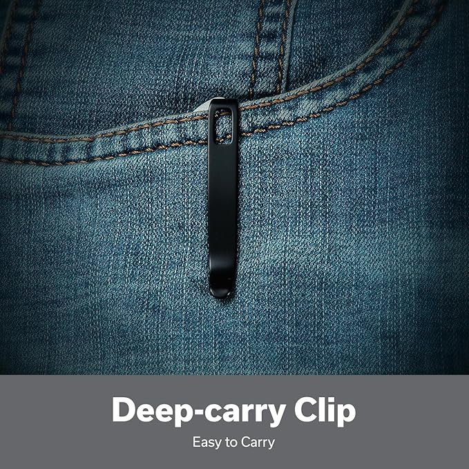 SENCUT Skelfin Pocket Knife for EDC, Folding Knife with 3.3'' Blade & G10 Handle, for Camping Hiking S25007-1 (White)